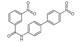 3-nitro-N-[4-(4-nitrophenyl)phenyl]benzamide结构式