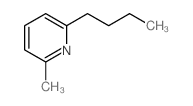 Pyridine,2-butyl-6-methyl- Structure