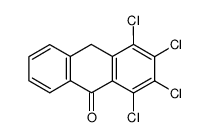 1,2,3,4-Tetrachloroanthracen-9(10H)-one Structure