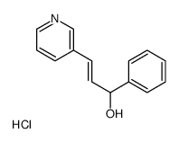 (E)-1-phenyl-3-pyridin-3-ylprop-2-en-1-ol,hydrochloride Structure