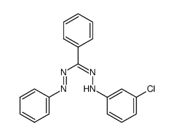 N-(3-chloro-phenyl)-3,N'''-diphenyl-formazan结构式