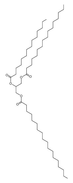 1,2,3-Propanetriol=1-palmitate 2-myristate 3-stearate Structure