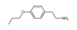 2-(4-propoxyphenyl)ethanamine(SALTDATA: HCl)结构式