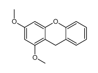 1,3-dimethoxy-9H-xanthene Structure