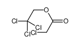 2,2,2-trichloroethyl 2-chloroacetate结构式