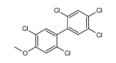 1,2,4-trichloro-5-(2,5-dichloro-4-methoxyphenyl)benzene Structure