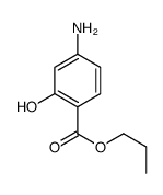 propyl 4-amino-2-hydroxybenzoate结构式