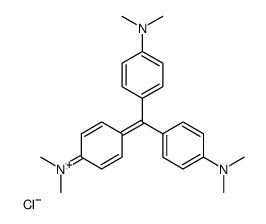 结晶紫九水合物结构式