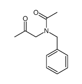 N-benzyl-N-(2-oxopropyl)acetamide结构式