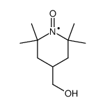 4-(hydroxymethyl)-2,2,6,6-tetramethylpiperidin-N-oxide Structure