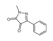 2-methyl-5-phenylpyrazole-3,4-dione Structure