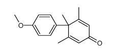 4-(4-methoxyphenyl)-3,4,5-trimethylcyclohexa-2,5-dien-1-one Structure