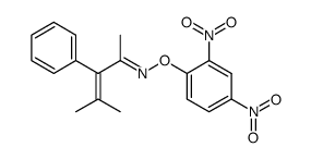 3-Phenyl-2-methylpent-2-en-4-anti-ketoxim-2,4-dinitrophenylether Structure