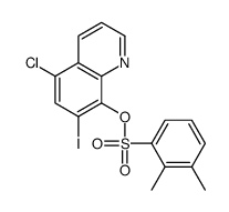 (5-chloro-7-iodoquinolin-8-yl) 2,3-dimethylbenzenesulfonate结构式