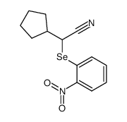 2-cyclopentyl-2-((2-nitrophenyl)selanyl)acetonitrile Structure