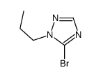 5-bromo-1-propyl-1,2,4-triazole structure