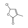 5-Chloro-3-methyl-2,5-dihydrofuran-2-one structure