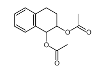 1,2,3,4-tetrahydronaphthalene-1,2-diyl diacetate结构式