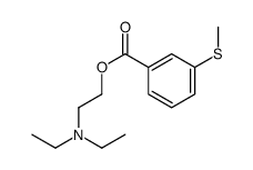 2-(Diethylamino)ethyl=m-(methylthio)benzoate Structure