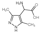 AMINO-(3,5-DIMETHYL-1H-PYRAZOL-4-YL)-ACETIC ACID structure