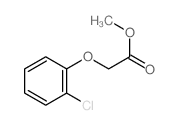 Acetic acid,2-(2-chlorophenoxy)-, methyl ester结构式