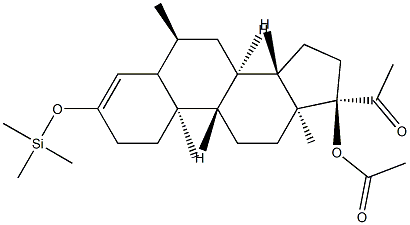 17-(Acetyloxy)-6α-methyl-3-(trimethylsiloxy)pregn-3-en-20-one picture