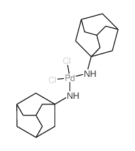 1-adamantylazanide; dichloropalladium structure