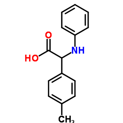 PHENYLAMINO-P-TOLYL-ACETIC ACID structure