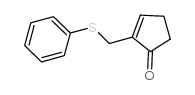 2-[(PHENYLTHIO)METHYL]-2-CYCLOPENTEN-1-ONE Structure