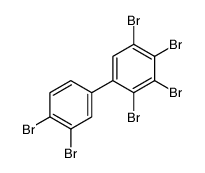 2,3,3',4,4',5-hexabromobiphenyl结构式