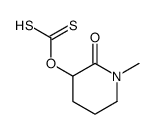 Carbonodithioic acid, O-(1-methyl-2-oxo-3-piperidinyl) ester (9CI)结构式