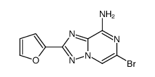 6-bromo-2-(furan-2-yl)-[1,2,4]triazolo[1,5-a]pyrazin-8-amine Structure