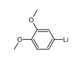 (3,4-dimethoxyphenyl)lithium Structure