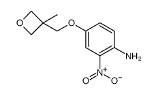 4-((3-methyloxetan-3-yl)methoxy)-2-nitroaniline结构式