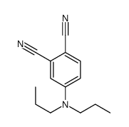 4-(dipropylamino)benzene-1,2-dicarbonitrile结构式