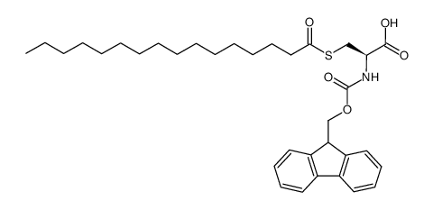 Fmoc-Cys(Pam)-OH Structure