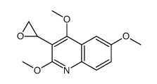 2,4,6-trimethoxy-3-(oxiran-2-yl)quinoline结构式