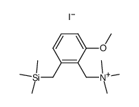 [2-((trimethylsilyl)methyl)-6-methoxybenzyl]trimethylammonium iodide Structure