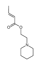 2-piperidinoethyl trans-crotonate结构式