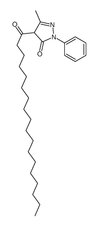 3-Methyl-1-phenyl-4-stearoyl-5(4H)-pyrazolone picture