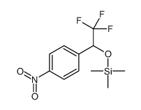 trimethyl-[2,2,2-trifluoro-1-(4-nitrophenyl)ethoxy]silane Structure