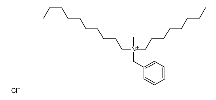 benzyl-decyl-methyl-octylazanium,chloride Structure