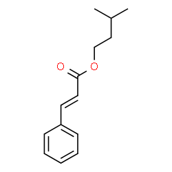 2-Propenoic acid, 3-phenyl-, 3-methylbutyl ester, (E)- Structure