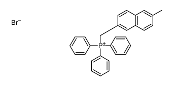 (6-methylnaphthalen-2-yl)methyl-triphenylphosphanium,bromide Structure