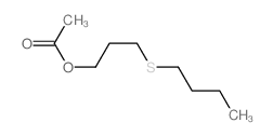 1-Propanol,3-(butylthio)-, 1-acetate结构式