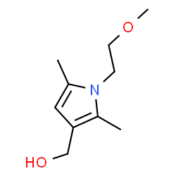 1-(2-METHOXYETHYL)-2,5-DIMETHYL-1H-PYRROLE-3-METHANOL结构式