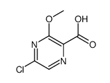 5-Chloro-3-Methoxy-pyrazine-2-carboxylic acid结构式