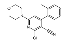 2-chloro-4-(2-methylphenyl)-6-morpholin-4-ylpyridine-3-carbonitrile picture