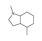 1,4-dimethyl-2,3,3a,4,5,6,7,7a-octahydroindole结构式