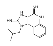 1-(2-methylpropyl)imidazo[4,5-c]quinoline-2,4-diamine结构式